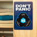 Blechschild Don't Panic 42
