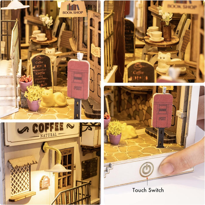 Book Nook Wood Kit – Sunshine Town 
