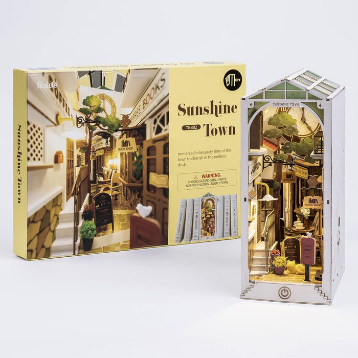 Book Nook Wood Kit – Sunshine Town 