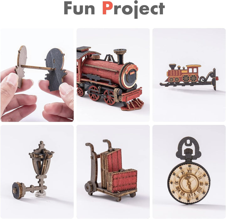 Book Nook Houten Bouwpakket – Tijdreis 