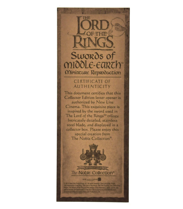 Der Herr der Ringe Brieföffner