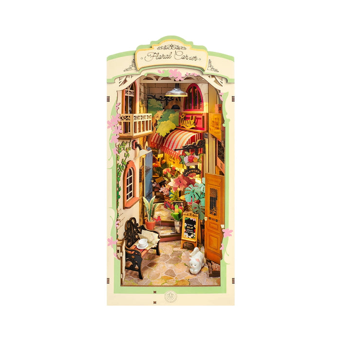 Book Nook Wood Kit – Flower Corner 