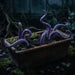 Purple tentacle flower pot decoration in action