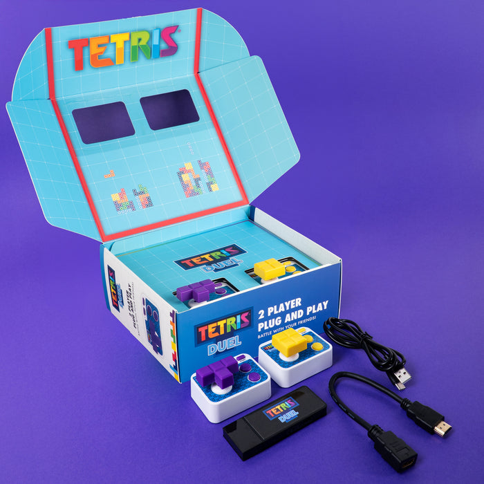 Tetris Duel Plug and Play Console - 2-Player Showdown