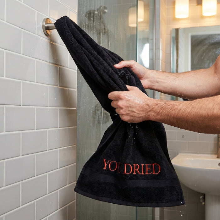 Serviette "YOU DRIED"