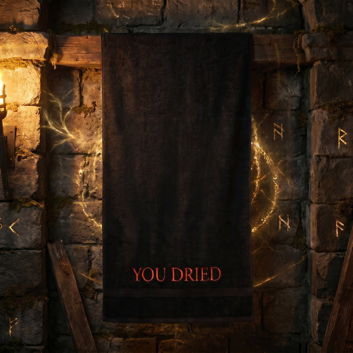 Serviette "YOU DRIED"