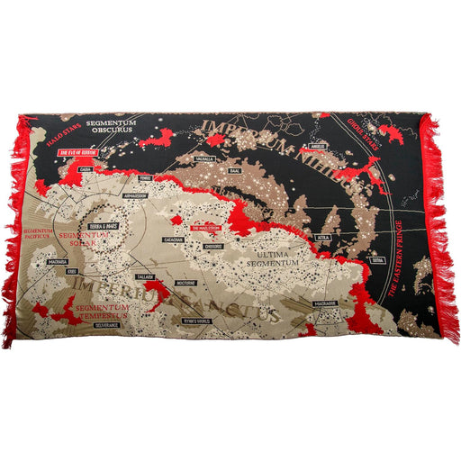 Warhammer 40.000 galaxy map premium blanket detail
