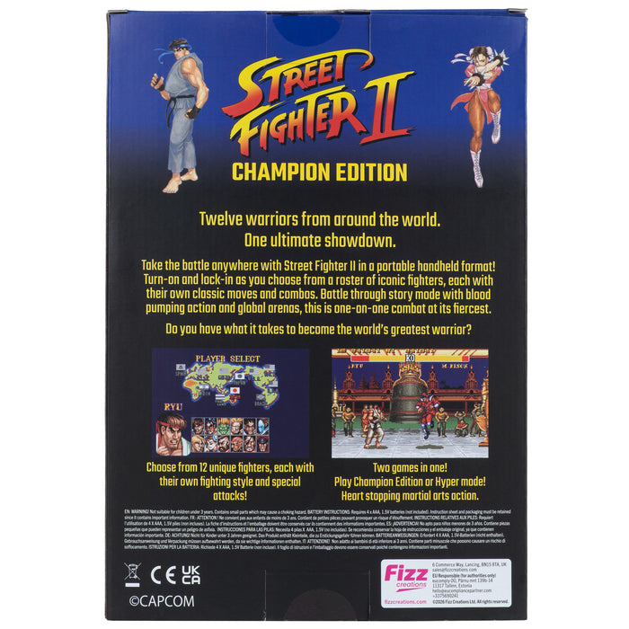 Street Fighter II Handheld - Console Portatile Retrò Ufficialmente Licenziata
