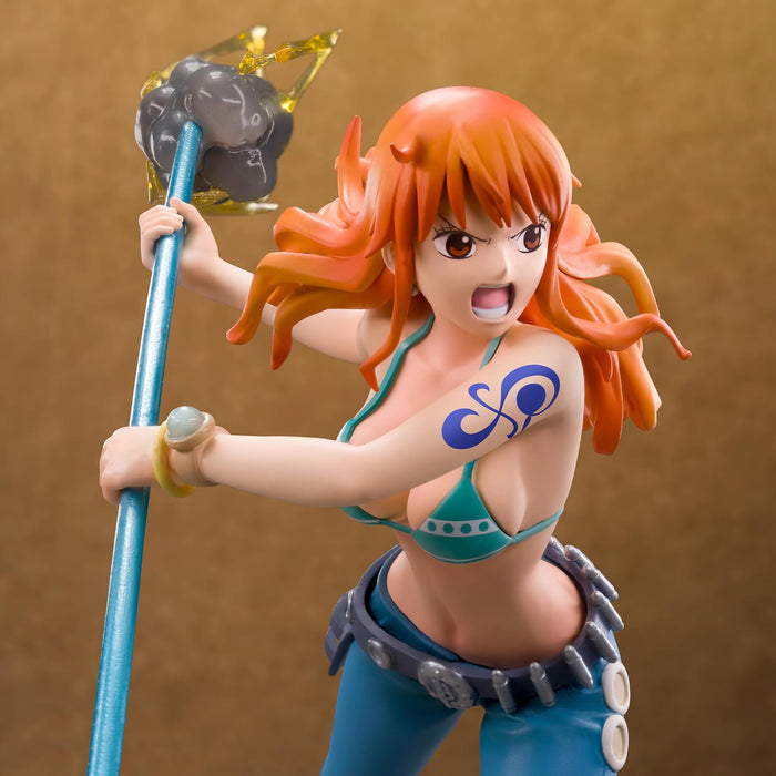 One Piece Nami 1:10 collectible figure close-up angle