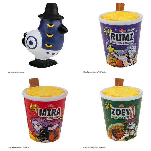KPop Demon Hunters Squishy Anti-Stress Figur: alle Varianten