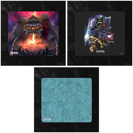 Alfombrillas Masters of the Universe Revelation: todas las variantes