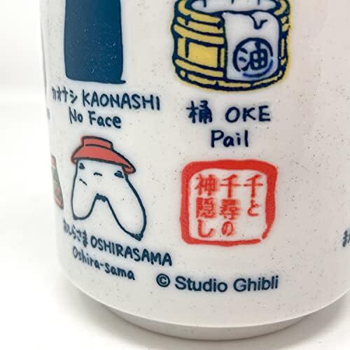 El Viaje de Chihiro Taza de Té Japonesa Personajes