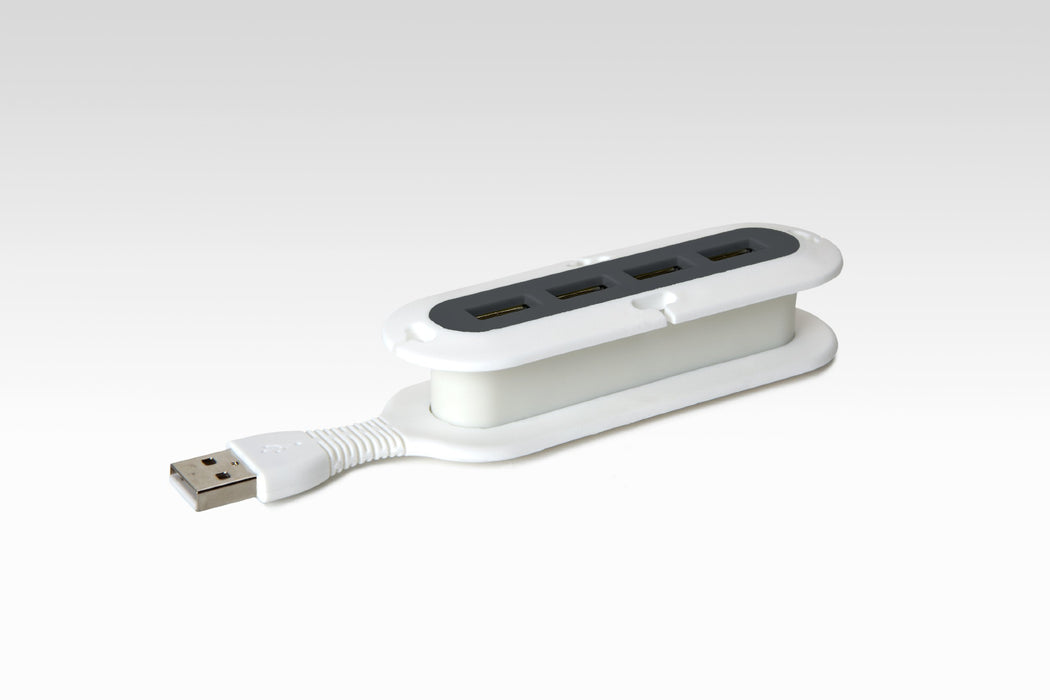 Quirky Contort USB-Hub mit vier Anschlüssen