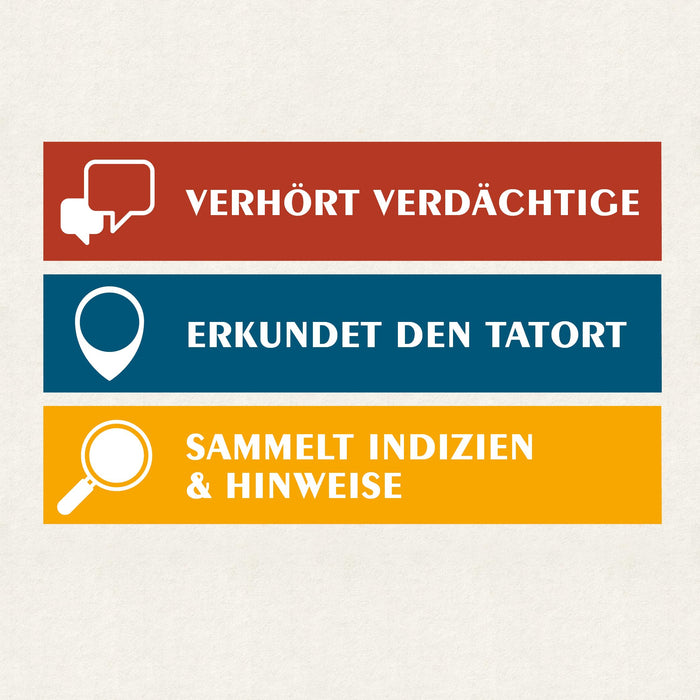 Detektivspiel Suspects: Gefährliche Strömung