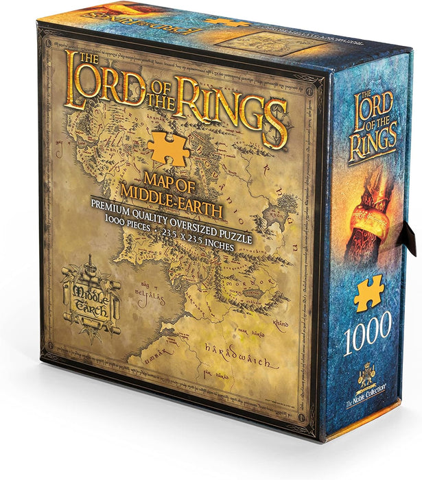 Der Herr der Ringe Puzzle: Karte von Mittelerde, 1000 Teile