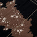 Couverture premium carte galactique Warhammer 40.000 pliée