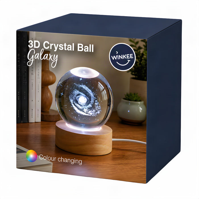3D Kristallkugel Galaxie