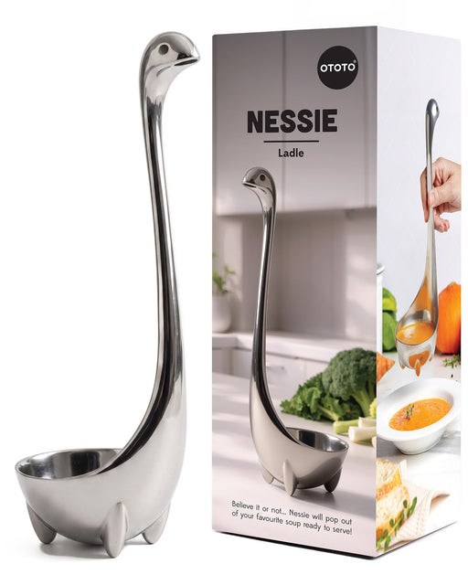 Nessie soeplepel van roestvrij staal