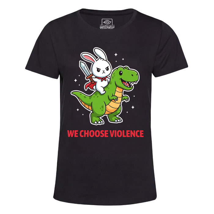 We Choose Violence - Vista principal Girlie Negro