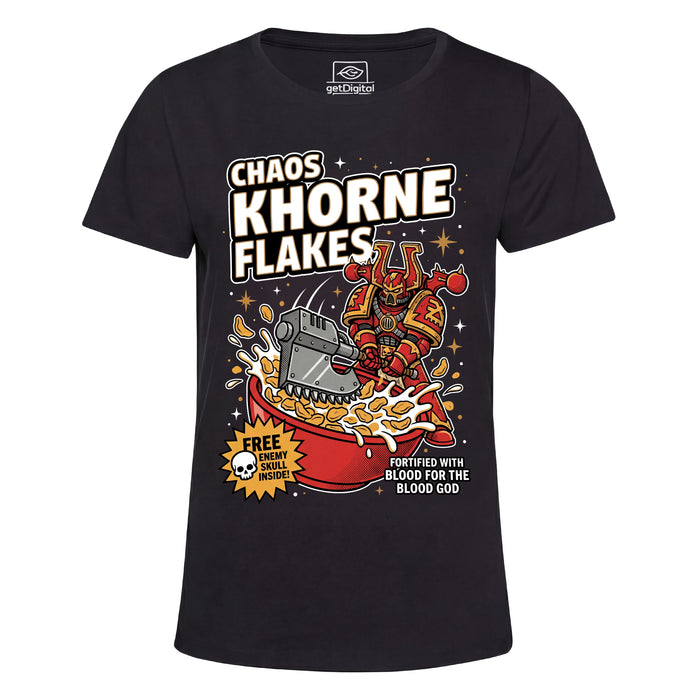 Chaos Khorne Flakes - Vue principale Girlie Noir