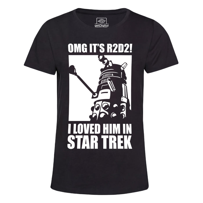 OMG! De Droid die je zoekt! - Hoofdaanzicht Girlie Zwart