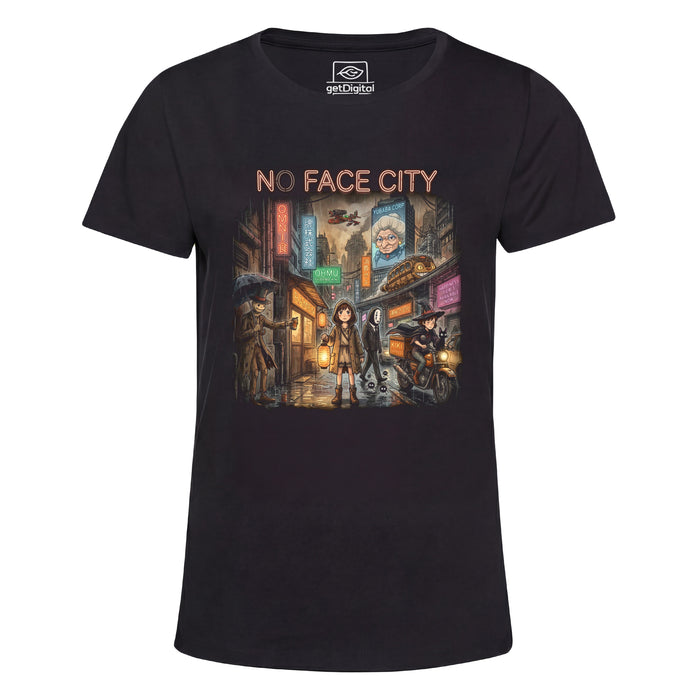 No Face City - Vista principale Girlie Nero