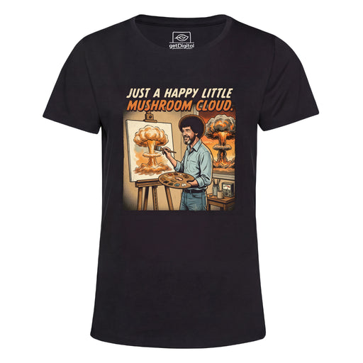 Happy Little Mushroom Cloud - Main view Girlie Black