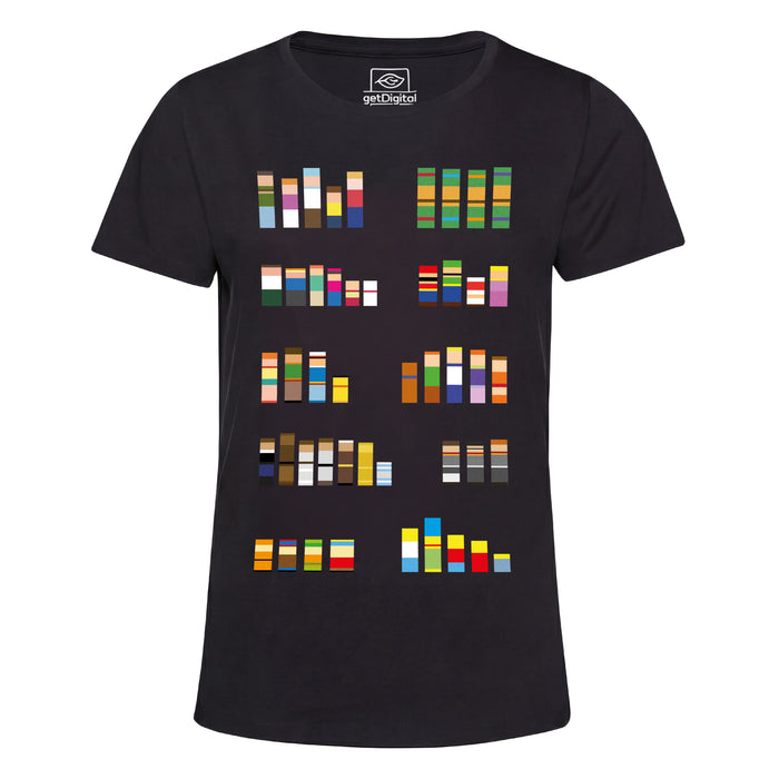 Pixel Legends of TV - Main view Girlie Black