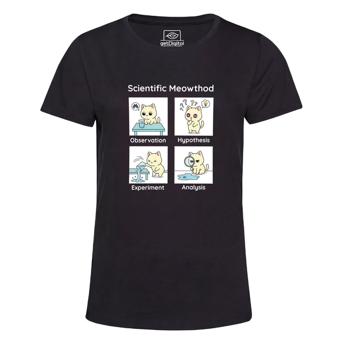 Scientific Meowthod - Main view Girlie Black