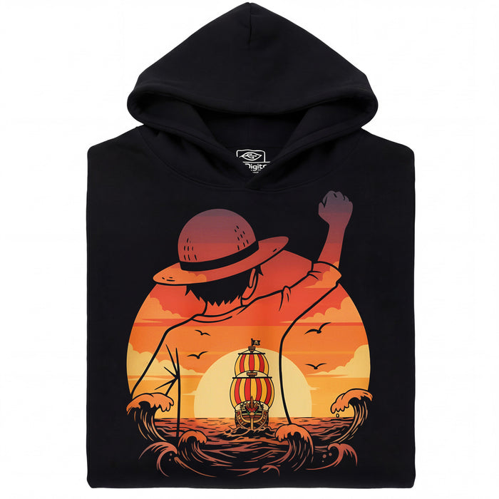 Chase the Horizon - Toujours à la poursuite des nuages - Vue principale Hoodie Noir