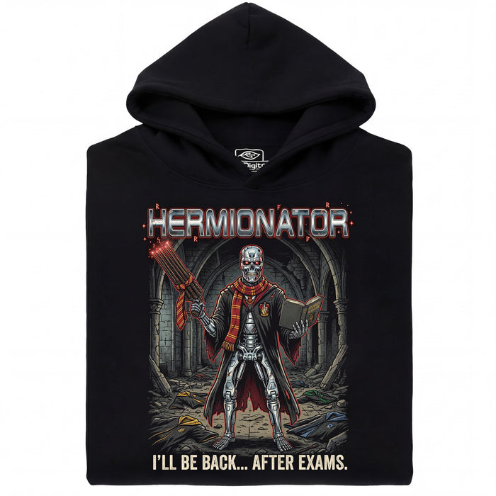 Hermionator - Vue principale Hoodie Noir