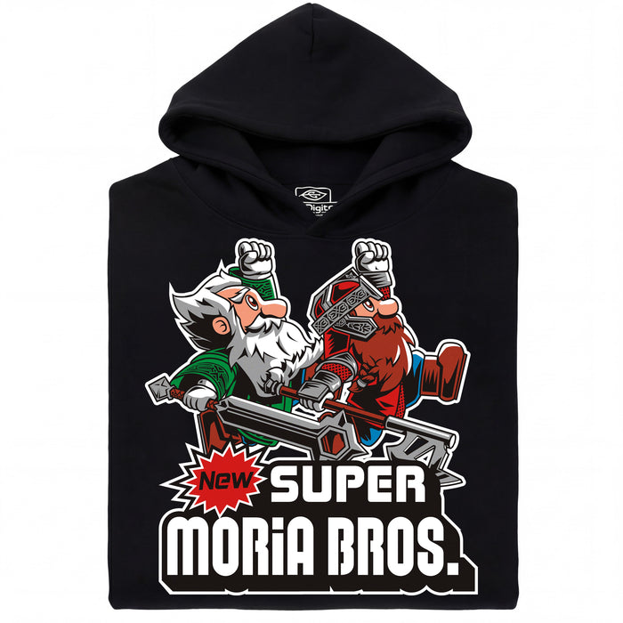 Super Moria Bros - Vista principale Hoodie Nero