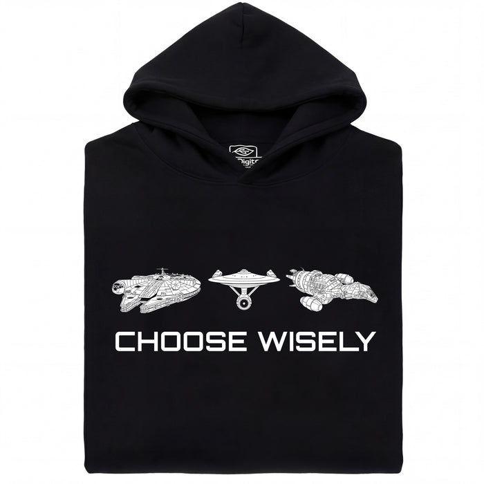 Choose Your Spaceship - Vue principale Sweat-shirt Noir