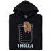 One Mole per Liter - Main view Hoodie Black