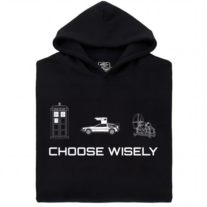 Choose Your Time Machine - Main view Hoodie Black