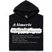 A Limerick - Poema matematico con equazione - Vista principale Hoodie Nero