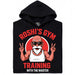 Training with the Master (Colourized) - Main View Hoodie Black