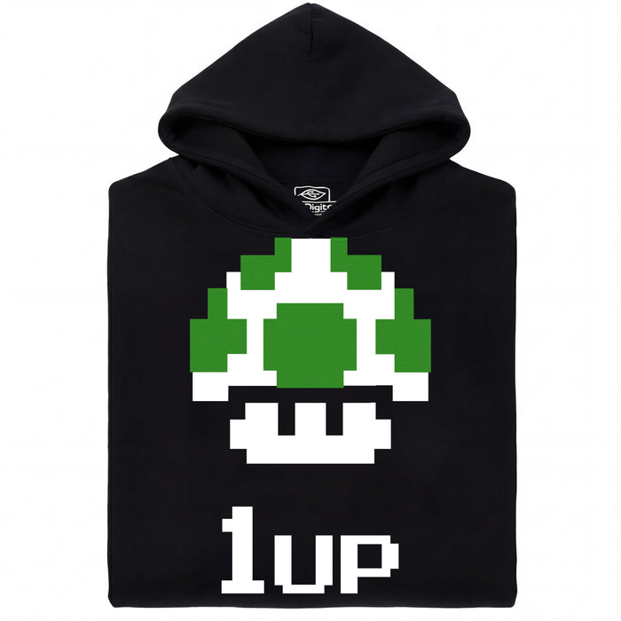 Shroom UP - Main view Hoodie Black