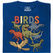 BIRDS - Vooraanzicht T-Shirt Blauw