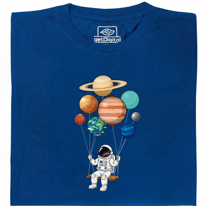 Cosmic Swing - Main view T-shirt Blue