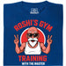 Training with the Master (Colourized) - Main View T-Shirt Blue