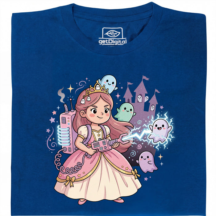 Nerdy Princess &amp; The Glitter Ghosts - Vista principal Camiseta Azul