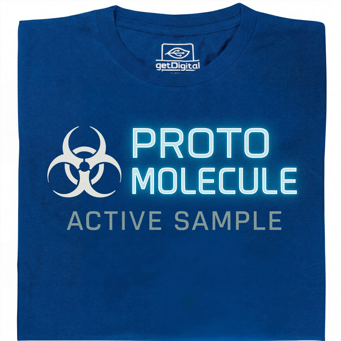 Protomolecule - Active Sample - Vista principal Camiseta Azul