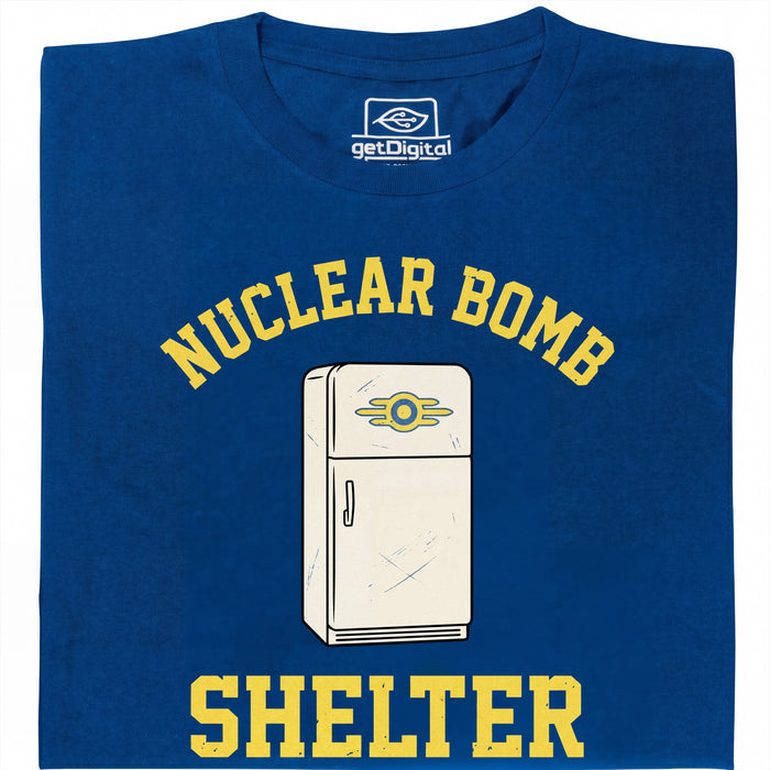 Nuclear Bomb Shelter Refrigerator - Main View T-Shirt Blue