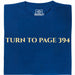 Turn To Page 394 - Visualizzazione principale T-Shirt Blu