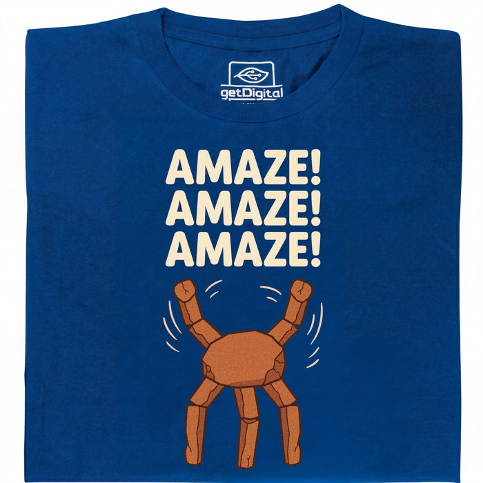 Amaze Amaze Amaze - Vista principal Camiseta Azul
