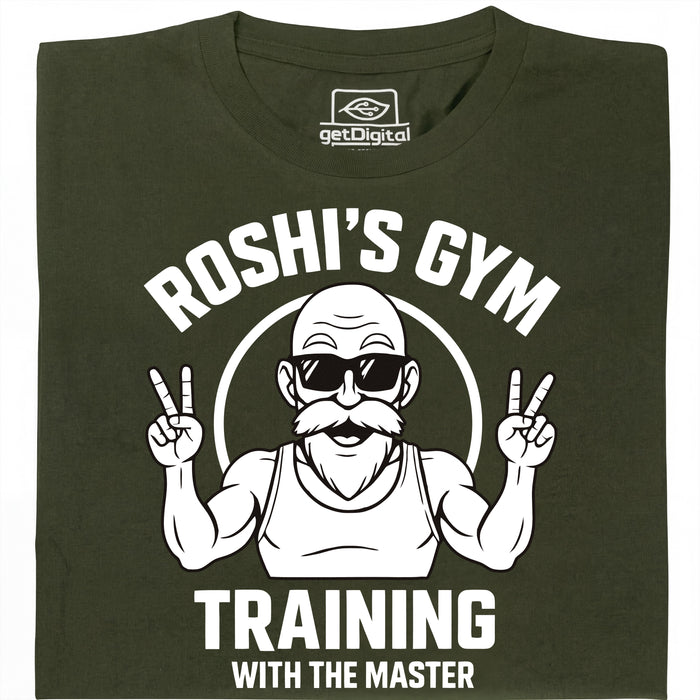 Training with the Master  - Vista principale T-Shirt Verde scuro
