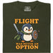 Pingüino Inquebrantable - Vista principal Camiseta Verde Oscuro