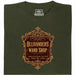 Ollivanders Wand Shop - Vue principale T-shirt Vert Foncé