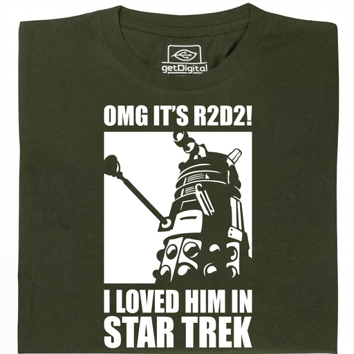 OMG it's the droid you're looking for! - Main view T-Shirt Dark Green
